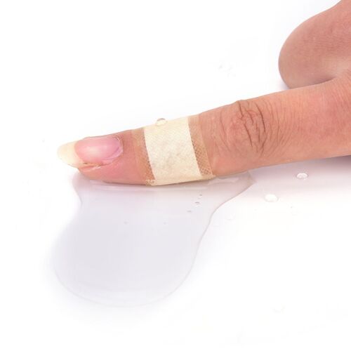 Bandages Médicaux Hémostatiques Jetables, 50 Pièces/1 Boîte, Bandages De Premiers Soins Respirants Et Étanches, Avec Un Tampon De Gaze Stérile, Bande De Plâtre