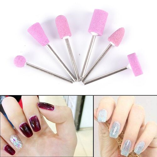 Xm 12 Pièces Diamant Ongles Forets En Céramique Fraise Polonais Rotatif Bavure Cuticule Propre Manucure Électrique Accessoires Outil 