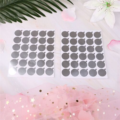 Xm 300 Pièces Maquillage Cils Extension Sous Couverture De Colle Autocollant Extension De Cils Housse De Protection Autocollants Pour Jade Pierre De Cristal 
