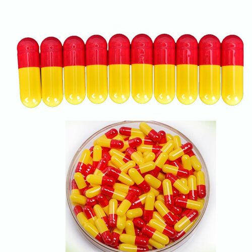 Xm Capsules 1000 Pièces! Toutes Sortes De Capsules De Gélatine Dure Vides Colorées Pilule Vcaps Gel Halal Boîte 