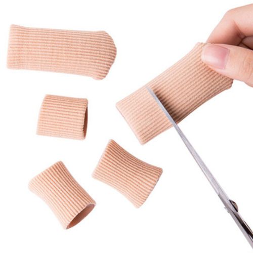 Xm 1 Pièces Tissu Gel Tube Pansement Doigt Et Orteils Protecteurs Pied Pieds Soulagement De La Douleur Garde Pour Pieds Soins Semelles Intérieures 