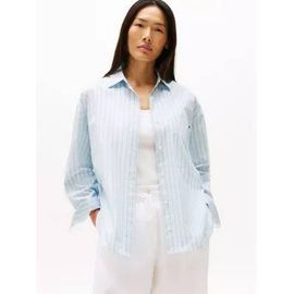 Chemise Oversize Popeline Poignets Ajustables