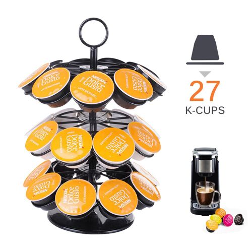 XM Porte-capsules de café rotatif Nouveau support pratique pour Capsules de café support tour de Capsule rotative pour Nespresso Dolce Gusto k-tasse Capsules de café