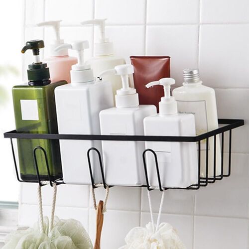 Xm Panier De Rangement Mural En Métal Étagère De Rangement Murale Panier De Cuisine Salle De Bains Égouttoir Étagère Organisateur