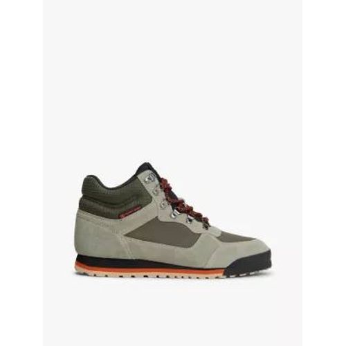 Bottes En Daim Crantées Lacets