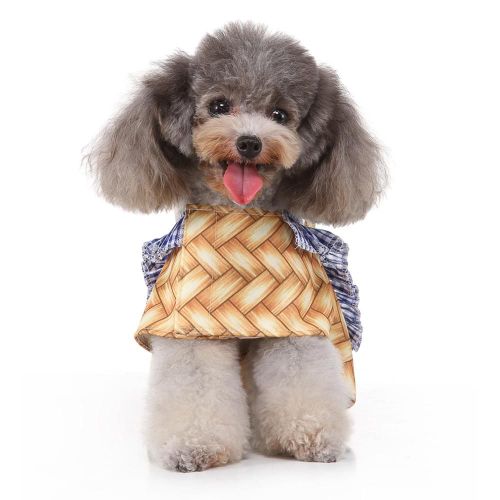Xm Vêtements De Noël Chien Chiot Panier À Main Vêtements Pour Noël Costume Cosplay