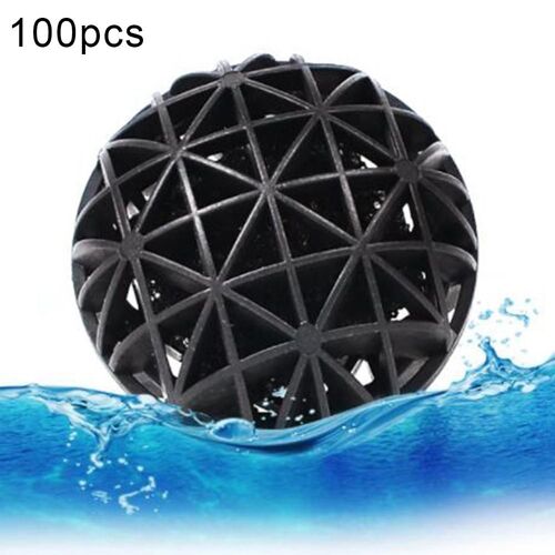 Xm Pompe À Air D'aquarium 16mm 100 Pièces Éponge De Filtre Biologique Boules De Poissons Protection De L'étang De Poissons