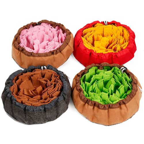 Xm Tapis Pour Animaux De Compagnie Tapis Olfactory Pour L'entraînement Des Renfleurs De Chiens Aliments Pour Alimentation Lente Libération Du Stress Couverture Pour Animaux De Compagnie