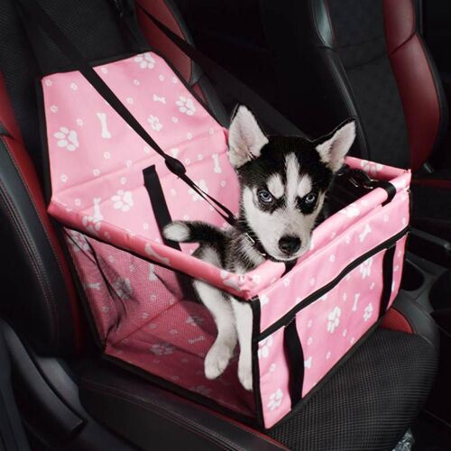 Xm Housse De Protection De Siège Patte D'os Respirante Rehausseur De Voiture Housse De Porte-Chien Sacs Pour Animaux De Compagnie À Maille Anti-Rayures