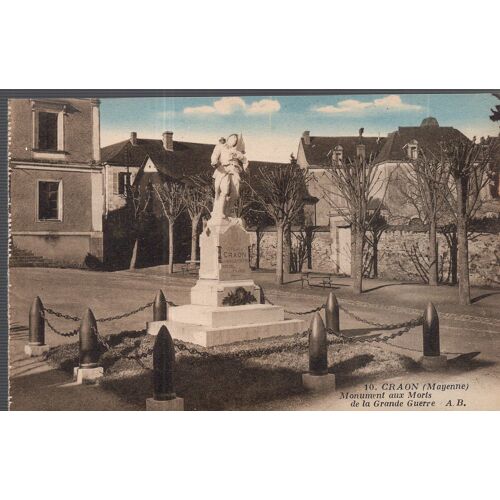 Carte Postale De Craon (Mayenne) Monument Aux Morts De La Grande Guerre (Réf.10)