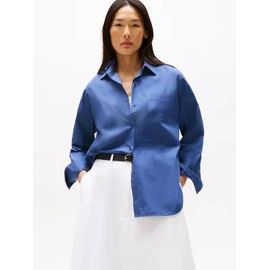 Chemise Oversize Popeline Poignets Ajustables