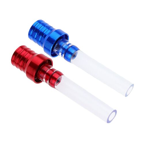 Valve De Réservoir De Carburant Pour Moto, Tube De Reniflard Universel (Aluminium)