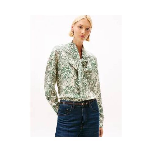 Chemisier Oversize En Satin À Noeud