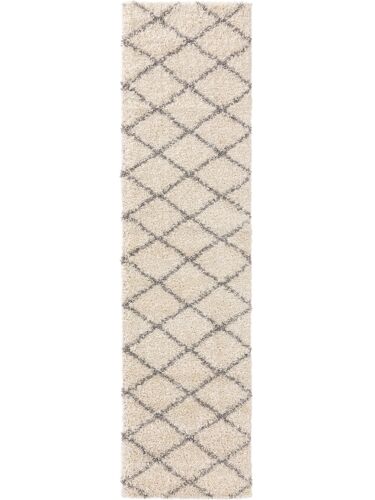 Tapis À Poils Longs Soho Crème 80x300 Cm - Tapis Style Berbère