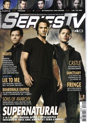 Series Tv  N° 49 : 7p:Boardwalk Empire/ 5p:Sons Of Anarchy/ 4p:Castle;Fringe;Sanctuary;Supernatural;Spartacus;V;Good Wife;Human Target/ 2p:Carlyle;Rajskub;Baccarn