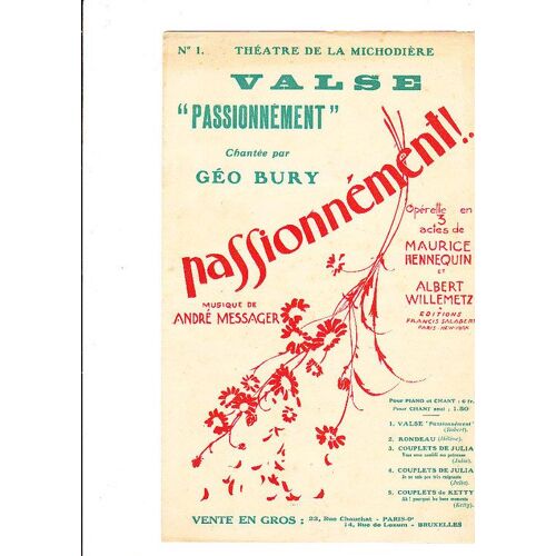 Valse  Passionnement