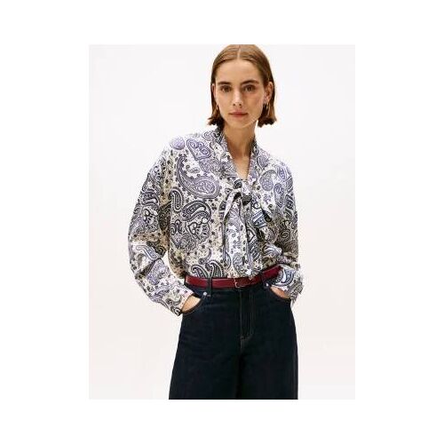 Chemisier Oversize En Satin À Noeud
