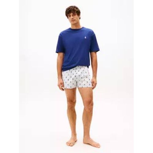 Ensemble Pyjama T-Shirt Et Short À Blason Th