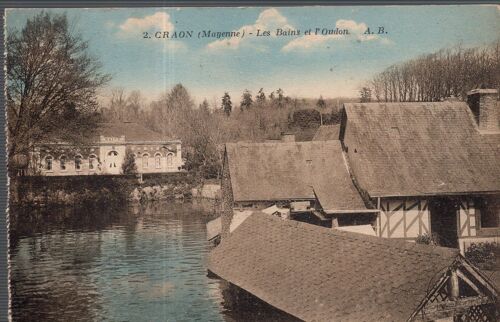 Carte Postale De Craon (Mayenne) Les Bains Et L' Oudon (Réf.2)