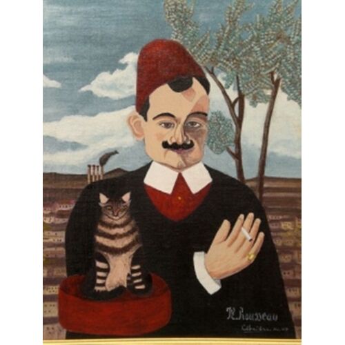 D'aprés Douanier Rousseau: "Portrait De Pierre Loti".