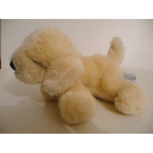 Peluche Chien Couché Gypsy Écru