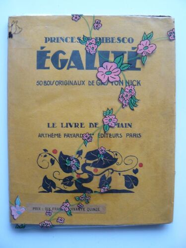 Egalite. 50 Bois Originaux De Gaston Nick. Le Livre De Demain N° 171