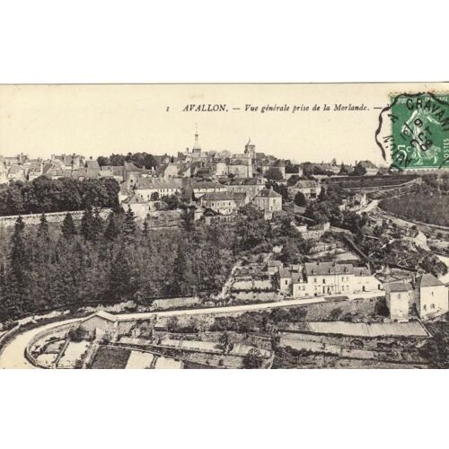 Carte Postale Cpa " Avallon "