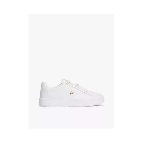 Baskets En Cuir Monogramme Th