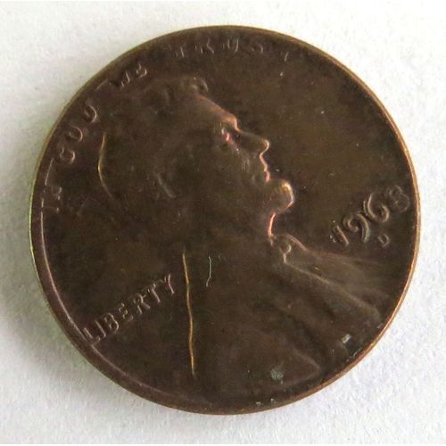 1 Cent Usa Lincoln Memorial Penny De 1968 Atelier D Km# 201 Usa_33