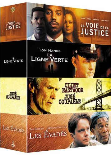 Coffret 4 Films : La Voie De La Justice + La Ligne Verte + Les Évadés + Juge Coupable - Pack
