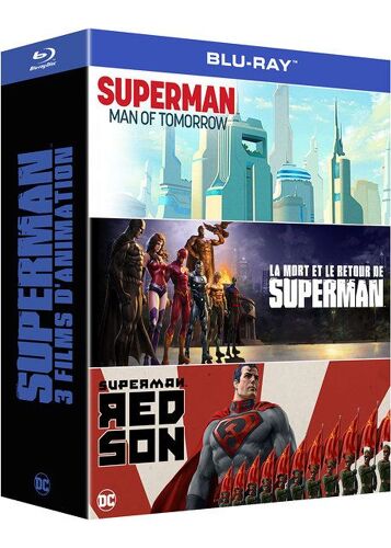 Superman - 3 Films D'animation : L'homme De Demain + La Mort Et Le Retour De Superman + Red Son - Pack - Blu-Ray