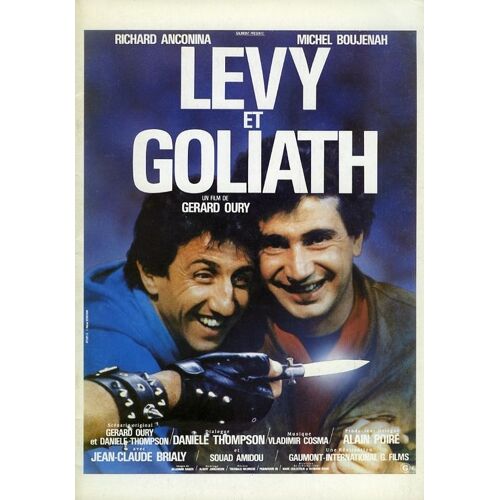 Levy Et Goliath - Dp N° 1 : Dossier De Presse - Gérard Ury Richard Anconina - Michel Boujenah - 1987