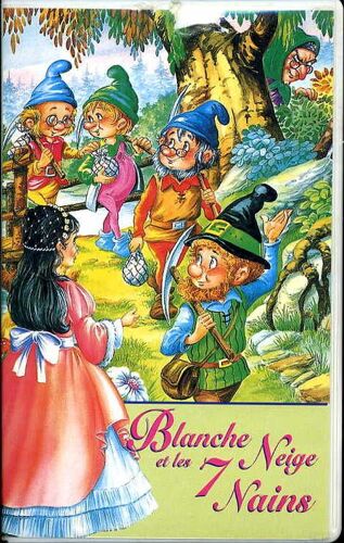 Blanche Neige Et Les 7 Nains - Vhs - Édition Toys Junior