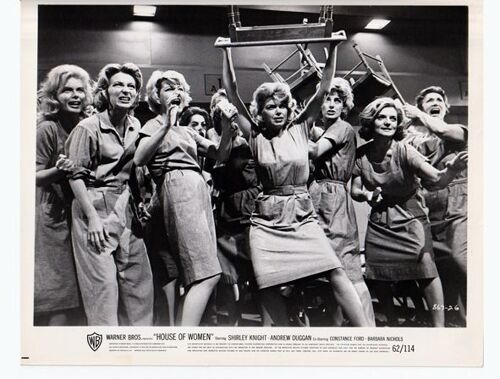 House Of Women : Photo Argentique Américaine D'exploitation Cinématographique - Format 20,5x25,5 Cm - De Crane Wilbur Avec Shirley Knight, Constance Ford, Barbara Nichols - 1962 Ressortie #