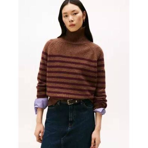 Pull Décontracté À Col Roulé Avec Cachemire