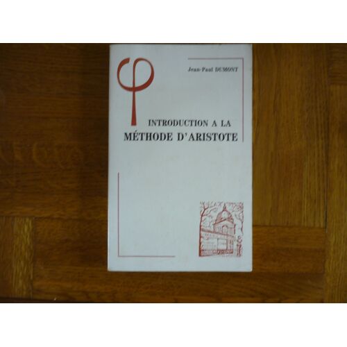 Introduction À La Méthode D'aristote
