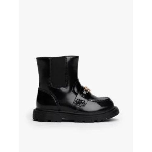 Bottes Chelsea Zippées Crantées Avec Mors