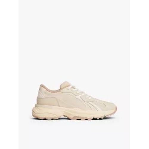 Baskets En Cuir Crantées Monogramme Th