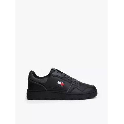 Chaussures De Basket Rétro En Cuir Crantées