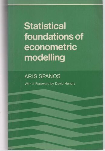 Statistical Foundations Of Econometric Modelling