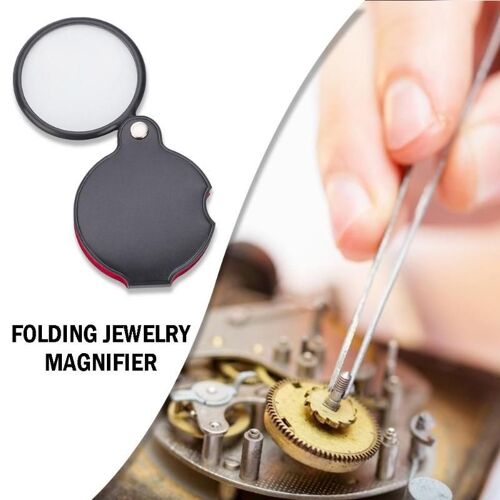 Xm Loupe Portable 8x Haute Définition Loupe Lecture Cartes Loupe Oeil Loupe Verre Avec Sac En Cuir Pvc