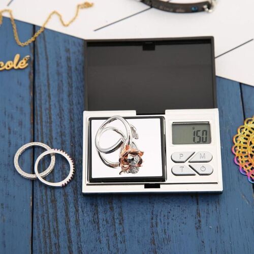 Xm Instruments De Mesure Portatifs De Paume D'échelle Électronique De Poche D'échelle De Bijoux De Rétro-Éclairage D'affichage À Cristaux Liquides Numérique Pour La Cuisine De Diamant