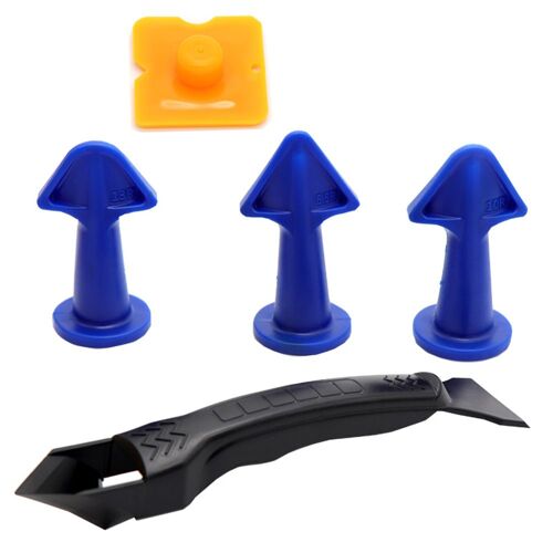 Xm Spatule Colle Pelle Silicone Dissolvant Lisse Colle Buse Nettoyage Carrelage Saleté Outil Enlèvement Caoutchouc Grattoir Colle Pelle