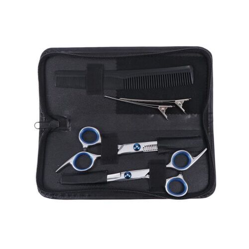 Xm 1 Ensemble De Ciseaux De Coupe De Cheveux De De En Acier Inoxydable Potables Durables Et Ciseaux De Coiffure - Effileur 