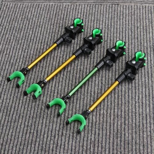 Xm Pack De 4 Supports De Canne À Pêche Réglable Pratique Anti-Off Télescopique Lumineux Pôle De Support De Outillage Peche