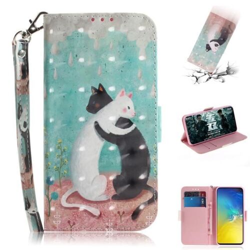 Xm Pour Housse Samsung Galaxy S10e Avec Support Rétro 3d Housse Protection À Rabat Samsung Galaxy S10e (5.8") 2019 -T71