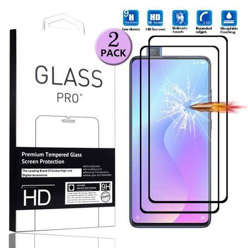 [2 PC] pour Xiaomi Mi 9T / Mi 9T Pro Verre Trempé 3D Couverture Complète Ecran Film de Protection Ecran Xiaomi Mi 9T /Mi 9T Pro