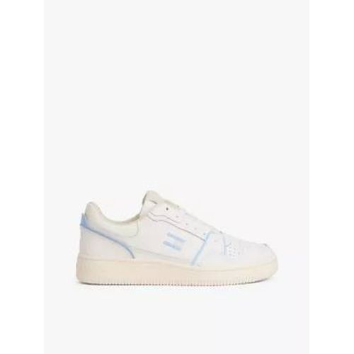 Chaussures De Basket Rétro En Cuir Crantées