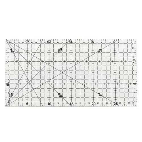 Xm Rectangle Patchwork Tailor Cutting Règle De Quilting Outil De Couture À La Main De Bricolage