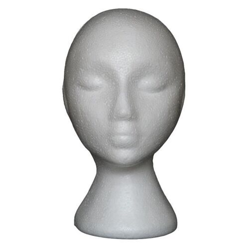 Xm Mannequin En Mousse Abstraite Tête Mannequin Tête Modèle Perruque Cheveux Lunettes Présentoir 